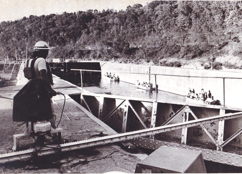 Last trip through lock10 October 1981 Thomas Walters